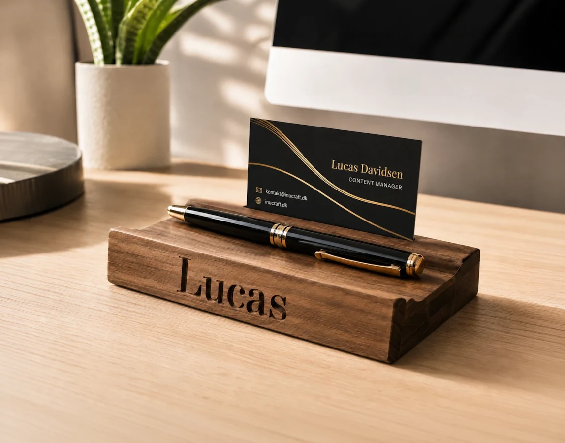 pen visitkort holder
